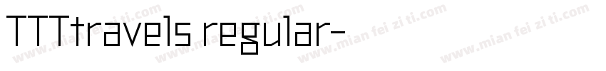 TTTtravels regular字体转换